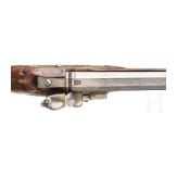 A German flintlock rifle, mid 18th century