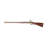 A German flintlock rifle, circa 1750