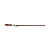 A heavy German flintlock rifle, Wolfmeyer in Fulda, circa 1760