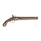 An Italian flintlock pistol, mid-18th century