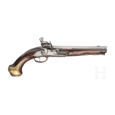 A Belgian flintlock pistol, circa 1750