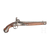 A flintlock pistol by J. Gosuin in Li&egrave;ge, circa 1750