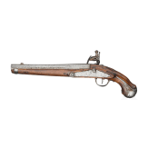 A flintlock pistol by J. Gosuin in Li&egrave;ge, circa 1750