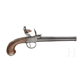 A Pair of Queen Anne flintlock pistols, Brueton in Birmingham, circa 1710/20
