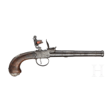 A Pair of Queen Anne flintlock pistols, Brueton in Birmingham, circa 1710/20