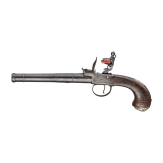 A Pair of Queen Anne flintlock pistols, Brueton in Birmingham, circa 1710/20
