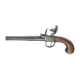 A Pair of Queen Anne flintlock pistols, Brueton in Birmingham, circa 1710/20