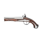 A pair of French flintlock pistols, circa 1780