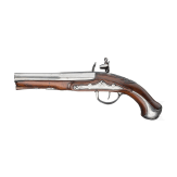 A pair of French flintlock pistols, circa 1780