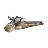 Miquelet-lock travel pistol, probably Naples, circa 1780