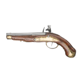 Flintlock pistol, Li&egrave;ge, late 18th century