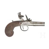 A pair of Belgian flintlock pocket pistols