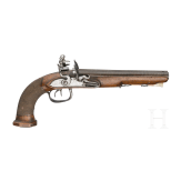 A pair of double-barrelled flintlock pistols, Li&egrave;ge, circa 1810