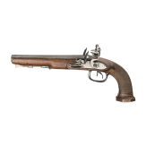 A pair of double-barrelled flintlock pistols, Li&egrave;ge, circa 1810