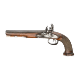 A pair of double-barrelled flintlock pistols, Li&egrave;ge, circa 1810