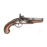A French flintlock traveling pistol, Laurent Gilles, circa 1810