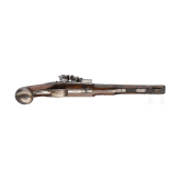 A pair of silver mounted flintlock pistols, Dupr&eacute; in Paris, circa 1820