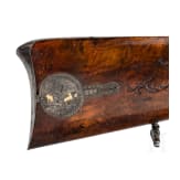 A breech-loading, under-hammer percussion rifle, Casper Schaller, Suhl, circa 1850