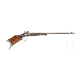 A percussion target rifle, Joh. Rulitz in Graz, circa 1850