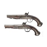 Ein Paar Perkussionspistolen, Frankreich, um 1780