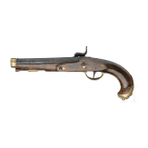 Aptierte Perkussionspistole, L&uuml;ttich, um 1800