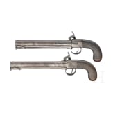 A pair of percussion boot pistols, G. Romeo, probably England, circa 1860