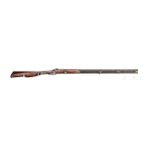 An Austrian side-by-side percussion shotgun by Mathias Nowotny in Vienna, circa 1840