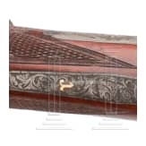 An Austrian side-by-side percussion shotgun by Mathias Nowotny in Vienna, circa 1840