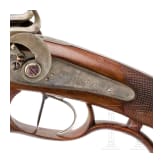 A German side-by-side percussion shotgun by I. M. Probst in Darmstadt, circa 1850