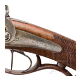 A German side-by-side percussion shotgun, I. M. Probst in Darmstadt, circa 1850