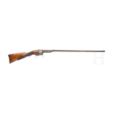 A percussion revolver rifle by Lamarche, Li&egrave;ge, ca. 1860