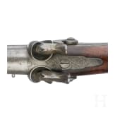 A double-barrelled percussion howdah pistol, Li&egrave;ge, ca. 1850