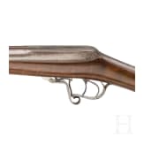 A German double-barrel needle-fire shotgun, Robert system, circa 1850