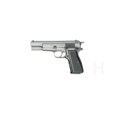 An FN Mod. 1935 Hi-Power, with shoulder stock