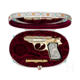 A Norinco Mod 64, engraved, in jewelry box