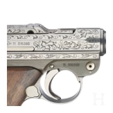 Mauser Parabellum mit Werksgravur, im Koffer