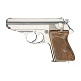 Walther (Zella-Mehlis) Mod. PPK, vernickelt