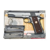 A Colt National Match .38 Special, in original box