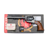 A Ruger Single Six, with a conversion cylinder and box