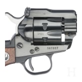 A Ruger Single Six, with a conversion cylinder and box