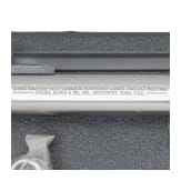 A Ruger Mark II Target, Stainless, in case