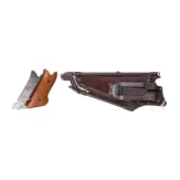 An "Ideal" shoulder stock with matching grips