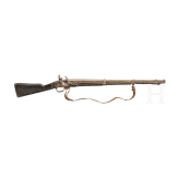 Two flintlock infantry muskets m an 9, from the Kassel props room, Li&egrave;ge, ca. 1780