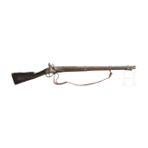 Two flintlock infantry muskets m an 9, from the Kassel props room, Li&egrave;ge, ca. 1780