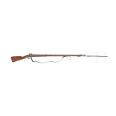 A voltigeur rifle M 1853 T with bayonet, Mutzig