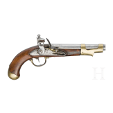 A flintlock pistol M an 9, Charleville, circa 1801