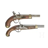 Zwei Ordonnanzpistolen, um 1820