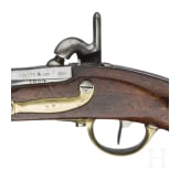 A cavalry percussion pistol M 1822 T bis Neuf, Ch&acirc;tellerault, 1854