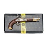An Italian Replica of an M an 9 flintlock pistol, Pedersoli, circa 2000