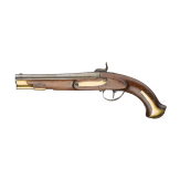Aptierte Infantrie-Offizierspistole M 1798, um 1840